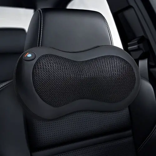 Shiatsu Neck and Back Massager Pillow in Car