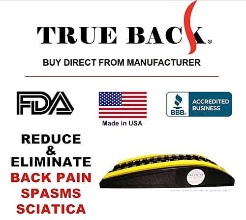 True Back Orthopedic Back Stretcher Banner