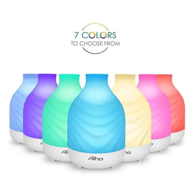 Aiho Essential Oil Diffuser 7 Colors to Choose From