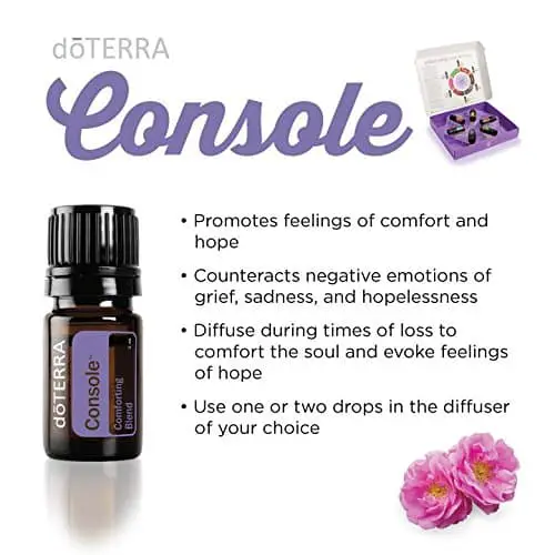 doTERRA Console Essential Oil Comforting Blend Info