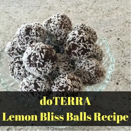 doTERRA Lemon Bliss Balls Recipe