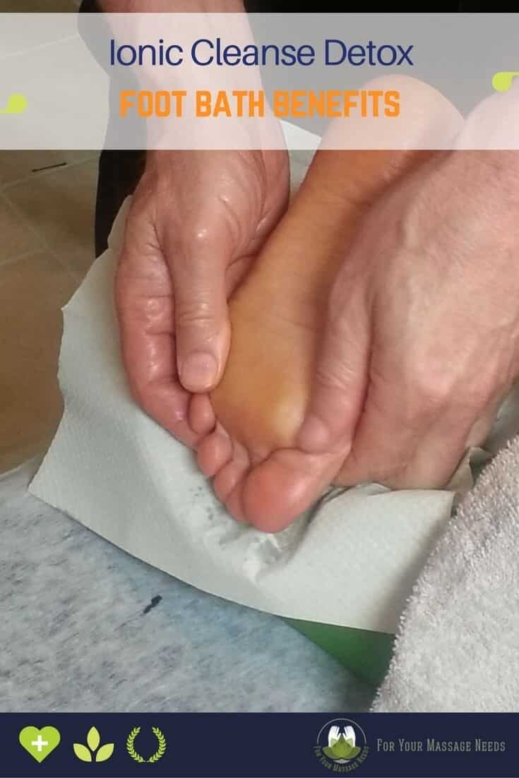 Ionic Cleanse Detox Foot Bath Benefits For Your Massage Needs