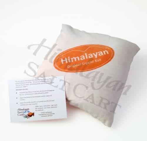 Himalayan Salt filled Therapeutic Pillow 7 x 7 homeopathic crystal spa remedy