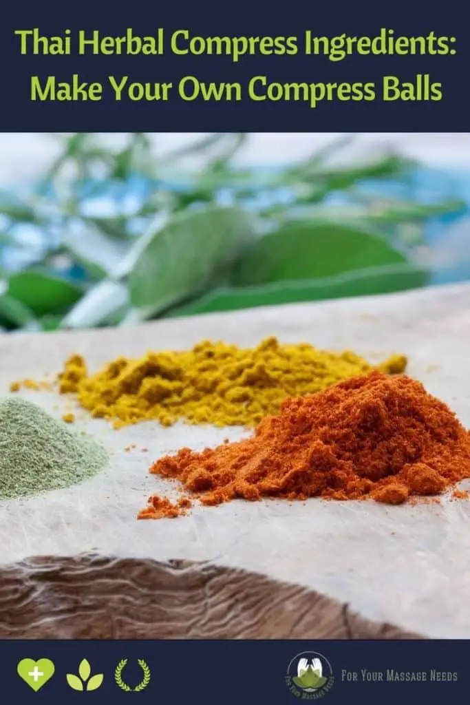 Thai Herbal Compress Ingredients