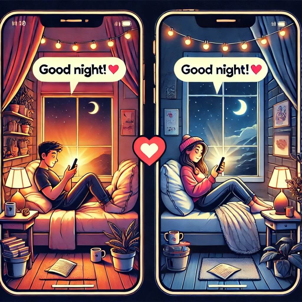 Good Night Messages for Her Long Distance Relationships